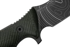 ANV Knives M311 SPELTER DLC Topo Elmax, Black Micarta Handle, Black Kydex Sheath, Cuchillo De Supervivencia -Tienda De Cuchillos ANVM311 004 05 anv