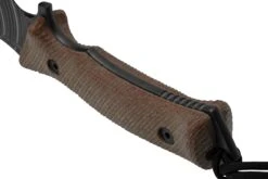 ANV Knives M311 SPELTER DLC Topo Elmax, Coyote Micarta Handle, Black Kydex Sheath, Cuchillo De Supervivencia -Tienda De Cuchillos ANVM311 006 04 anv