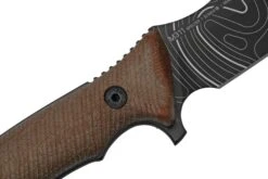 ANV Knives M311 SPELTER DLC Topo Elmax, Coyote Micarta Handle, Black Kydex Sheath, Cuchillo De Supervivencia -Tienda De Cuchillos ANVM311 006 05 anv