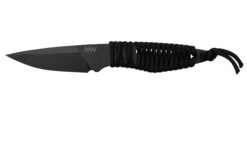 ANV Knives P100 Sleipner Cerakote, Black Paracord, P100-037, Black Kydex Sheath, Cuchillo De Cuello