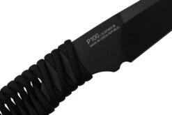 ANV Knives P100 Sleipner Cerakote, Black Paracord, P100-037, Black Kydex Sheath, Cuchillo De Cuello -Tienda De Cuchillos ANVP100 037 05 anv