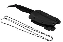 ANV Knives P100 Sleipner Cerakote, Black Paracord, P100-037, Black Kydex Sheath, Cuchillo De Cuello -Tienda De Cuchillos ANVP100 037 06 anv