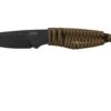 ANV Knives P100 Sleipner Cerakote, Coyote Paracord, P100-040, Black Kydex Sheath, Cuchillo De Cuello