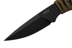 ANV Knives P100 Sleipner Cerakote, Coyote Paracord, P100-040, Black Kydex Sheath, Cuchillo De Cuello -Tienda De Cuchillos ANVP100 040 03 anv