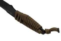 ANV Knives P100 Sleipner Cerakote, Coyote Paracord, P100-040, Black Kydex Sheath, Cuchillo De Cuello -Tienda De Cuchillos ANVP100 040 04 anv