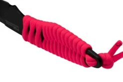ANV Knives P100 Sleipner Cerakote, Pink Paracord, P100-044, Black Kydex Sheath, Cuchillo De Cuello -Tienda De Cuchillos ANVP100 044 04 anv
