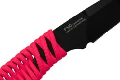 ANV Knives P100 Sleipner Cerakote, Pink Paracord, P100-044, Black Kydex Sheath, Cuchillo De Cuello -Tienda De Cuchillos ANVP100 044 05 anv
