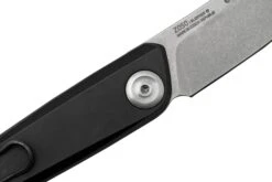 ANV Z050 Sleipner, Black Handle, Z050-001, Navaja Slipjoint -Tienda De Cuchillos ANVZ050 001 05 anv