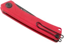 ANV Z200 Sleipner, DLC, Linerlock, G10, Red, Z200-022 Navaja -Tienda De Cuchillos ANVZ200 022 04 anv knives