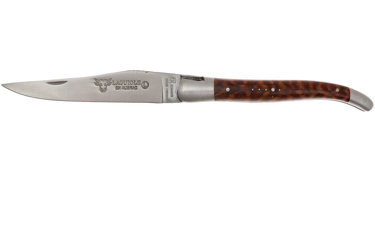 Laguiole En Aubrac HP 12cm Snakewood Limado A Mano L0212AMH-FSI1 1 Laguiole En Aubrac HP 12cm Snakewood Limado A Mano L0212AMH-FSI1