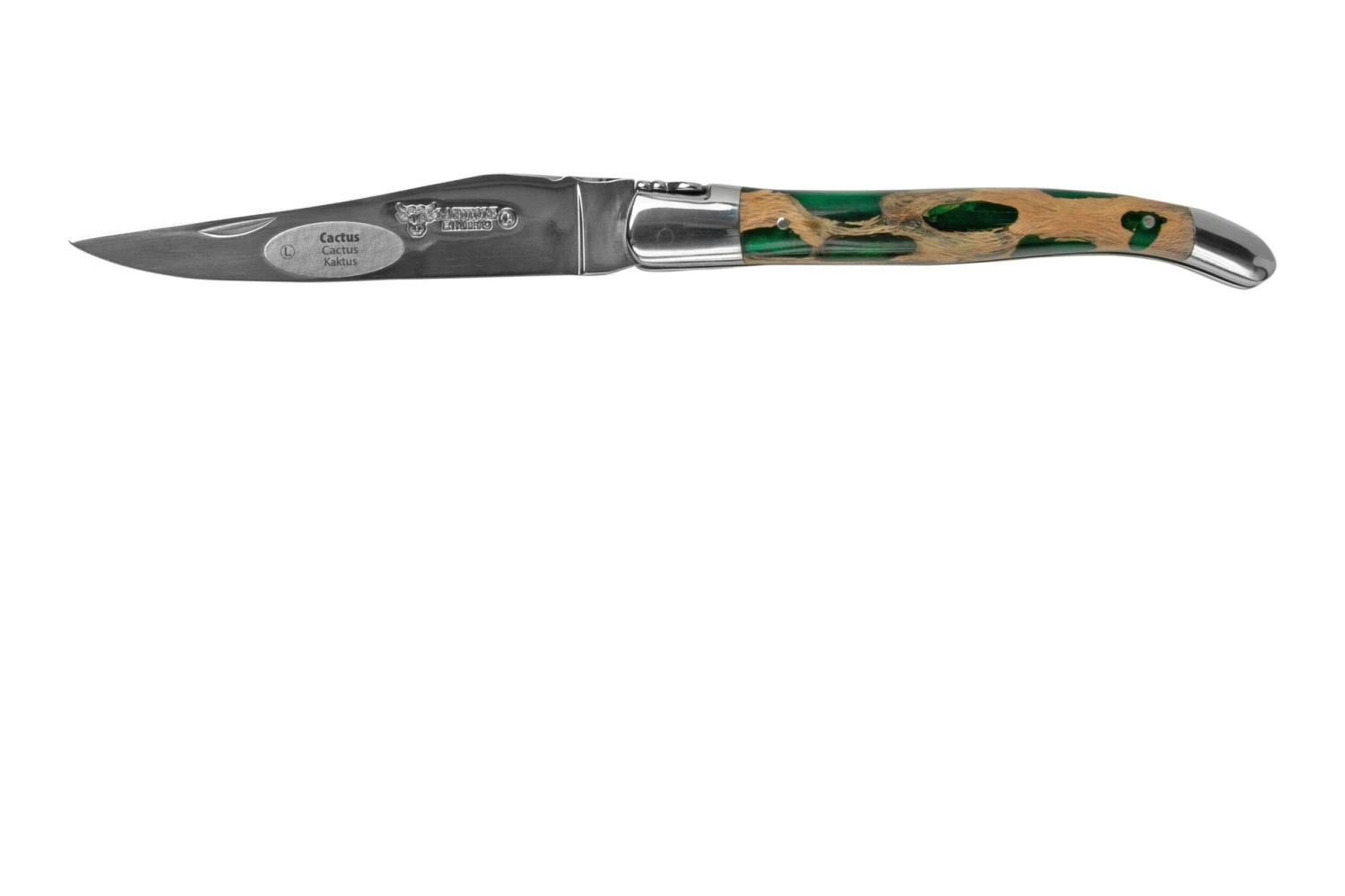 Laguiole En Aubrac Green Cholla Cactus L0212CA9IF Madera De Cactus, Pulida, Laguiole Navaja, 12 Cm 1 Laguiole En Aubrac Green Cholla Cactus L0212CA9IF Madera De Cactus, Pulida, Laguiole Navaja, 12 Cm