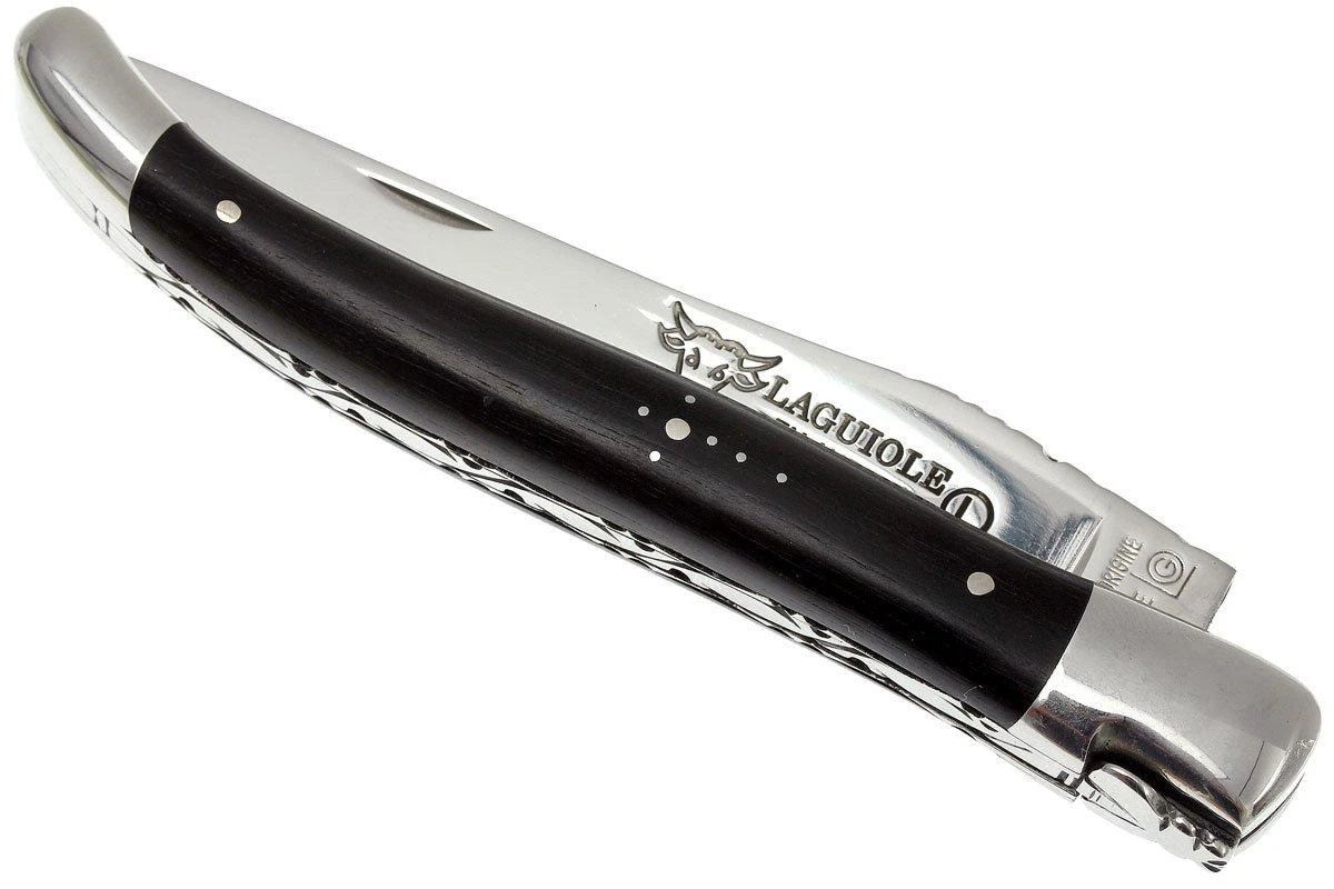 Laguiole En Aubrac HP 12cm De Madera De ébano Limado A Mano L0212EBH-FSI1 3 Laguiole En Aubrac HP 12cm De Madera De ébano Limado A Mano L0212EBH-FSI1 - Imagen 3