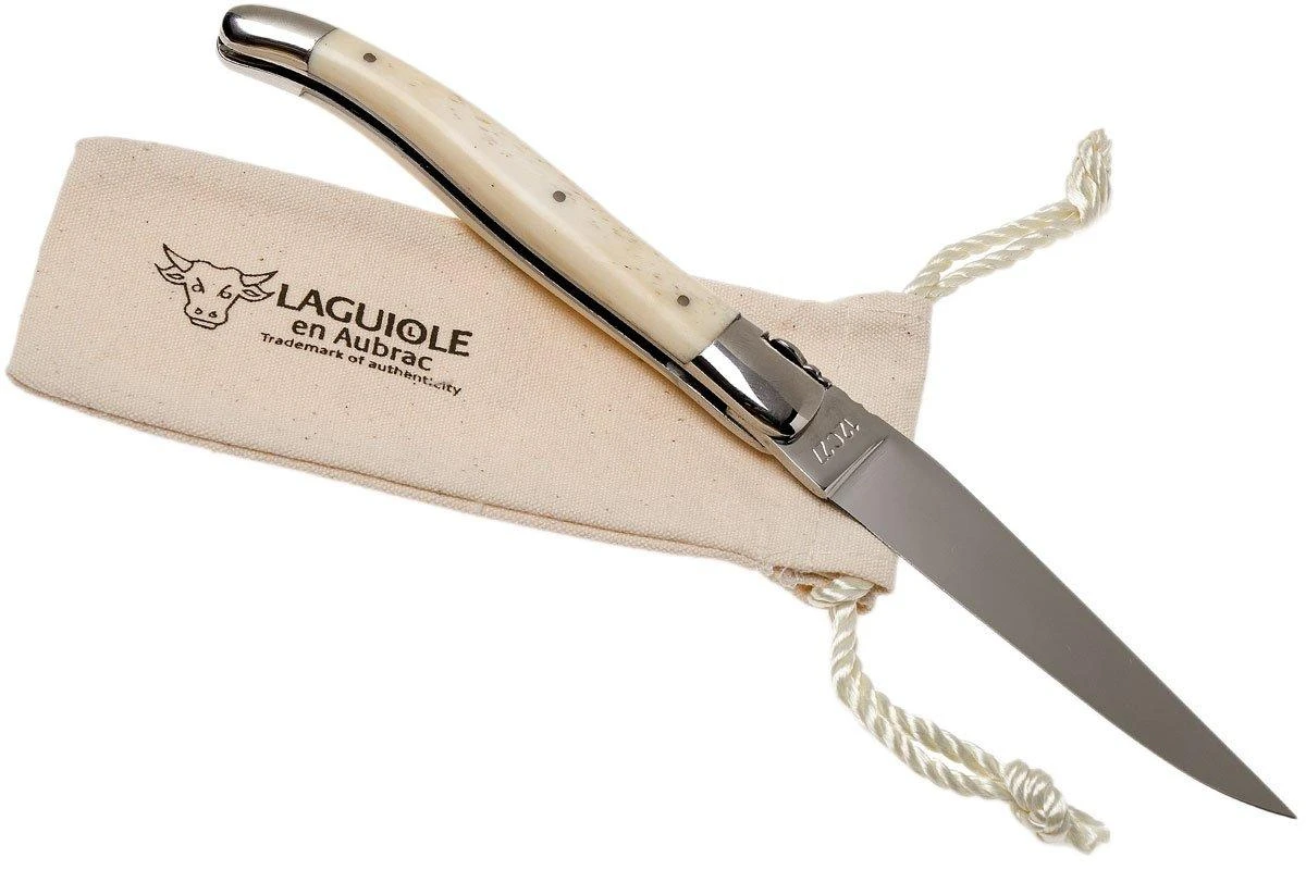 Laguiole En Aubrac Classic 12cm De Hueso Blanco L0212OSI-FSI1 9 Laguiole En Aubrac Classic 12cm De Hueso Blanco L0212OSI-FSI1 - Imagen 9