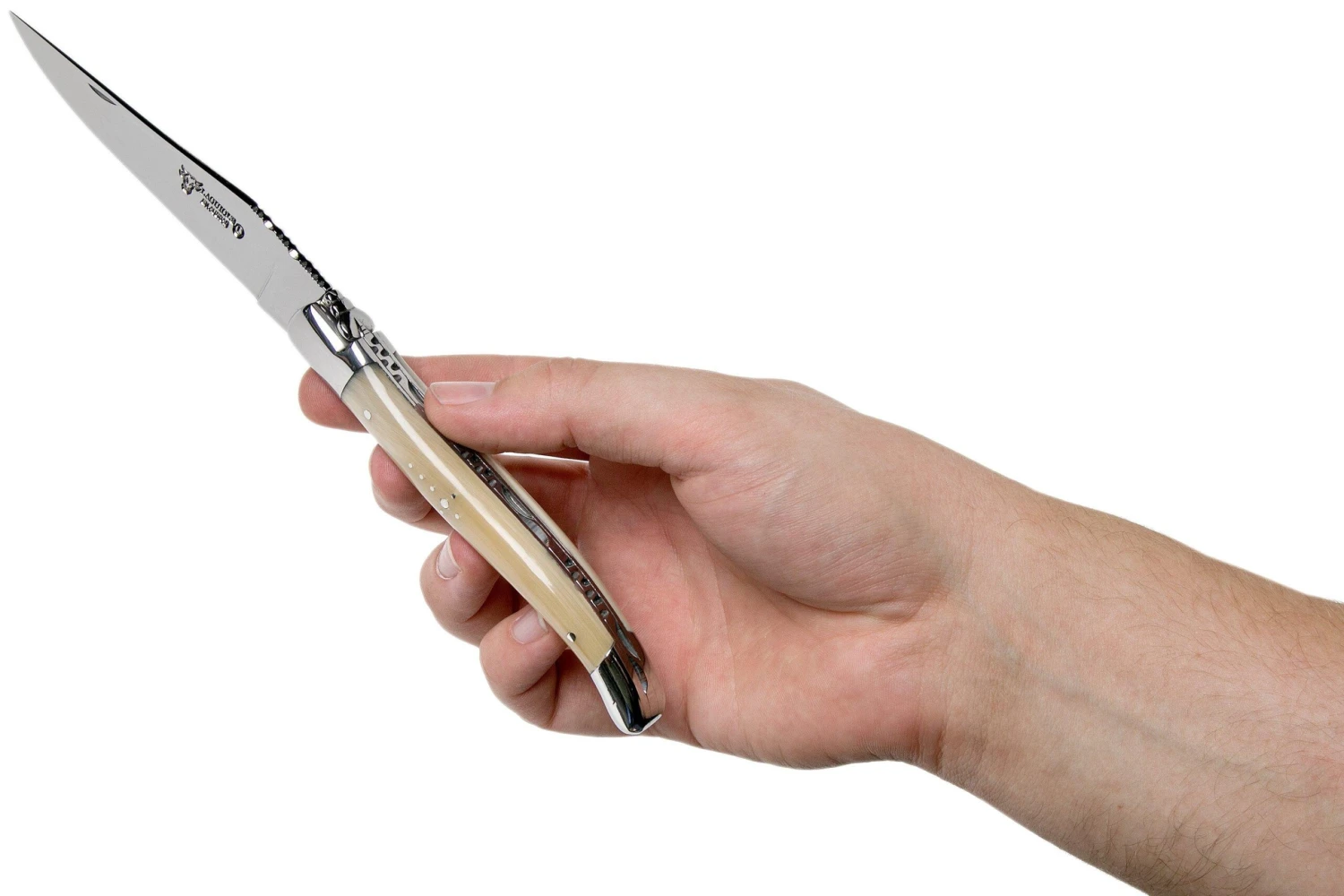 Laguiole En Aubrac Classic 12cm De Cuerno L0212PCI-FSI1 8 Laguiole En Aubrac Classic 12cm De Cuerno L0212PCI-FSI1 - Imagen 8