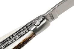 Laguiole En Aubrac 12cm Double Plates, Stag Horn Limado A Mano, L0712BCI/FSB1 -Tienda De Cuchillos AUL0712BCI FSB1 06 laguiole en aubrac