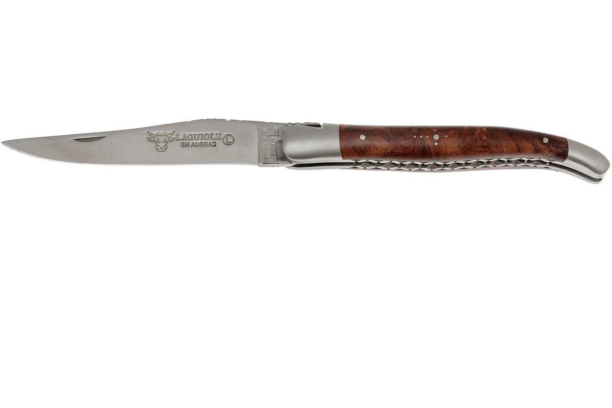 Laguiole En Aubrac 12cm Double Plates, Palissander Limado A Mano, L0712LPI-FSB1 1 Laguiole En Aubrac 12cm Double Plates, Palissander Limado A Mano, L0712LPI-FSB1