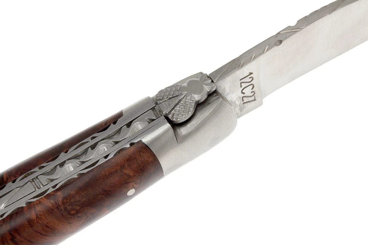 Laguiole En Aubrac 12cm Double Plates, Palissander Limado A Mano, L0712LPI-FSB1 4 Laguiole En Aubrac 12cm Double Plates, Palissander Limado A Mano, L0712LPI-FSB1 - Imagen 4