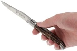 Laguiole En Aubrac 12cm Double Plates, Walnut Burl Limado A Mano, L0712LYI-FSB1 14 Laguiole En Aubrac 12cm Double Plates, Walnut Burl Limado A Mano, L0712LYI-FSB1 -Tienda De Cuchillos AUL0712LYI FSB1 07 laguiole en aubrac aul0712lyi fsb1 07