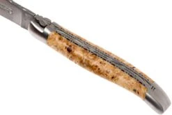 Laguiole En Aubrac 12cm Double Plates, De Madera De Castaño Limado A Mano, L0712NWI-FSB1 -Tienda De Cuchillos AUL0712NWI FSB1 07 laguiole en aubrac aul0712nwi fsb1 07