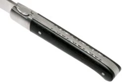 Laguiole En Aubrac Sauveterre 9 Cm Guillochees De Madera De ébano, Cuchillo De Caballero -Tienda De Cuchillos AULSAUV EB GUI 07 laguiole en aubrac