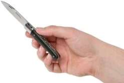 Laguiole En Aubrac Sauveterre 9 Cm Guillochees De Madera De ébano, Cuchillo De Caballero -Tienda De Cuchillos AULSAUV EB GUI 08 laguiole en aubrac