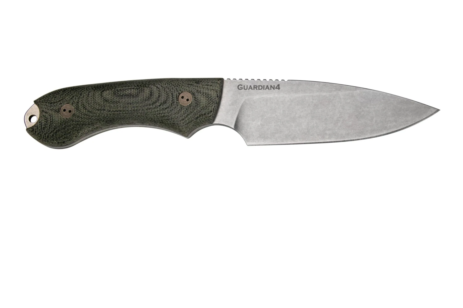 Bradford Guardian 4, 3D Black Micarta, CPM-3V Sabre Stonewashed 4S-101-3V 2 Bradford Guardian 4, 3D Black Micarta, CPM-3V Sabre Stonewashed 4S-101-3V - Imagen 2