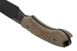 Bradford Knives Guardian 5, 5S-104N-3V, 3D Natural Micarta, CPM-3V, Sabre Grind, Nimbus Blackwashed Finish, Cuchillo Fijo -Tienda De Cuchillos BDK 5S 104N 3V 04 bradford