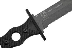Benchmade SOCP Black 185SBK, CPM-3V Serrated, Cuchillo Fijo, Diseño De Greg Thompson 10 Benchmade SOCP Black 185SBK, CPM-3V Serrated, Cuchillo Fijo, Diseño De Greg Thompson -Tienda De Cuchillos BE185SBK 05 benchmade