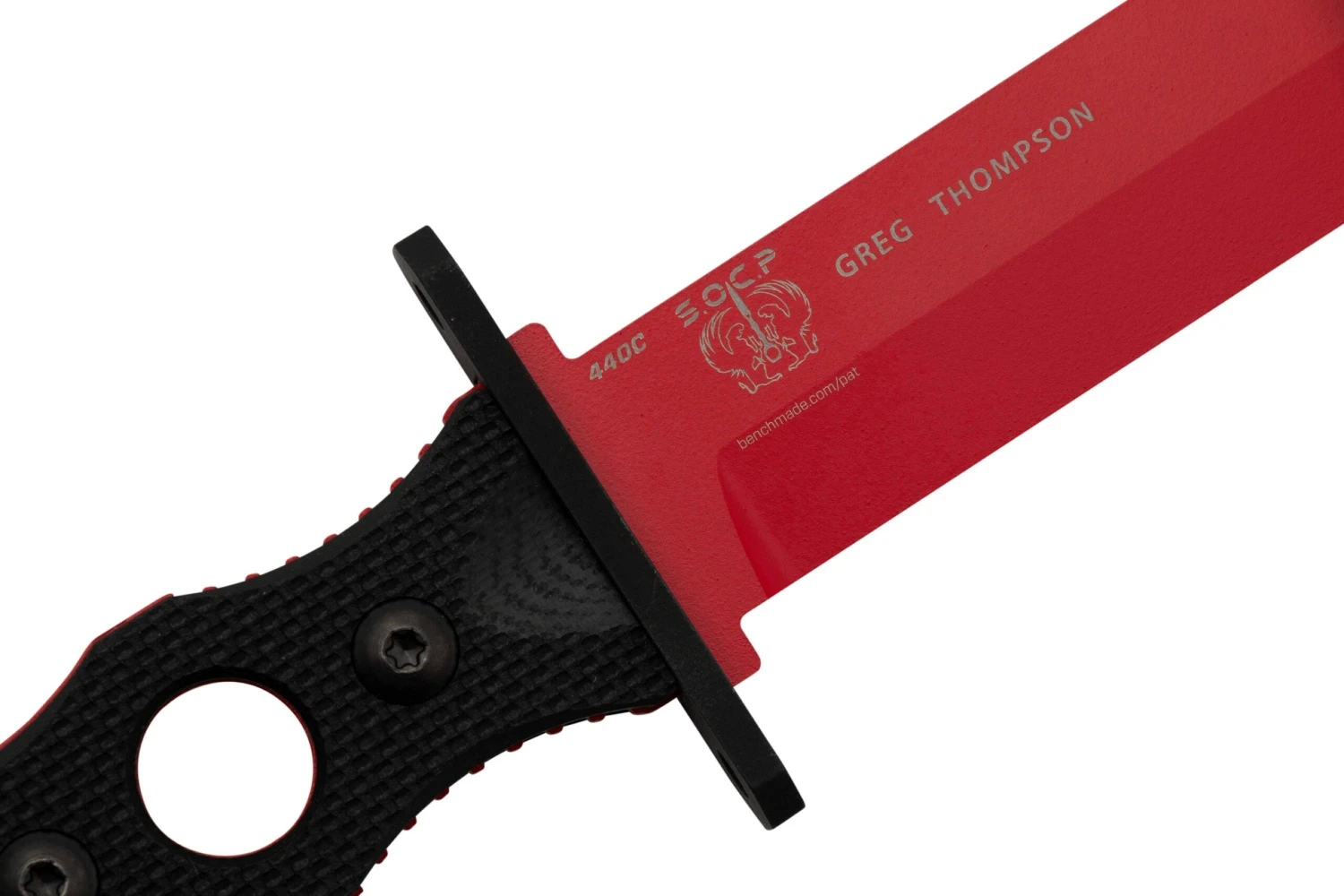 Benchmade SOCP Rojo 185T Trainer Cuchillo De Hoja Fija, Diseño De Greg Thompson 5 Benchmade SOCP Rojo 185T Trainer Cuchillo De Hoja Fija, Diseño De Greg Thompson - Imagen 5