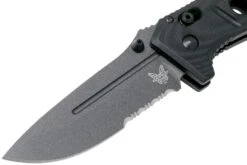 Benchmade 275SGY-1 Sibert Adamas Black G10, Tungsten Grey Serrated Navaja, Shane Sibert Design -Tienda De Cuchillos BE275SGY 1 03 benchmade