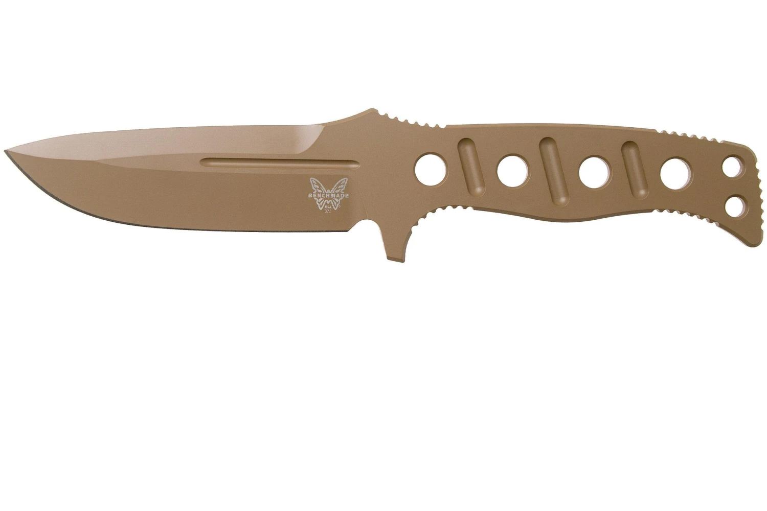 Benchmade 375FE-1 Flat Earth, Sibert Adamas Cuchillo Fijo, Shane Sibert Design 1 Benchmade 375FE-1 Flat Earth, Sibert Adamas Cuchillo Fijo, Shane Sibert Design