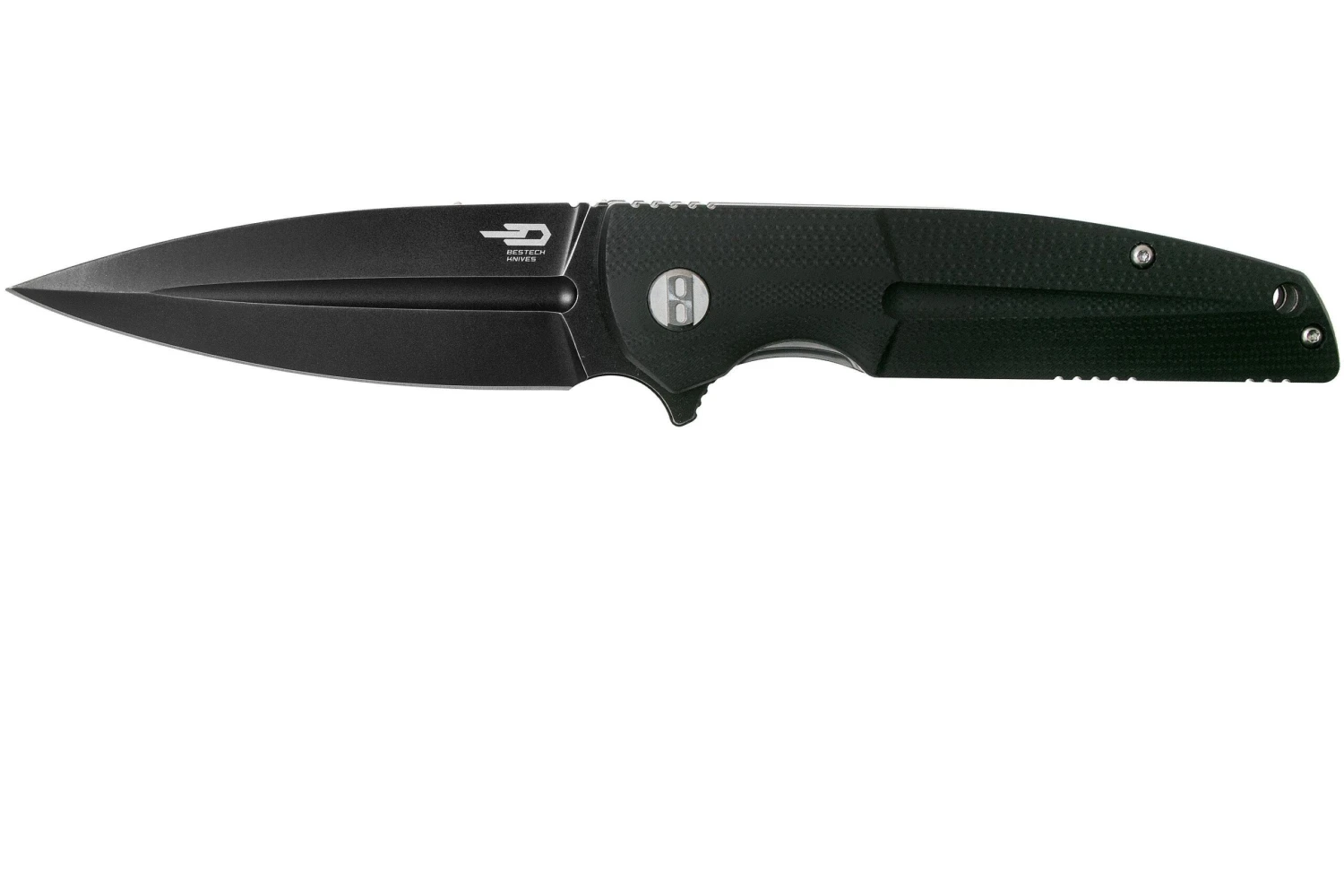 Bestech Fin BG34A-3 Black Stonewashed, Negro G10 Navaja 1 Bestech Fin BG34A-3 Black Stonewashed, Negro G10 Navaja