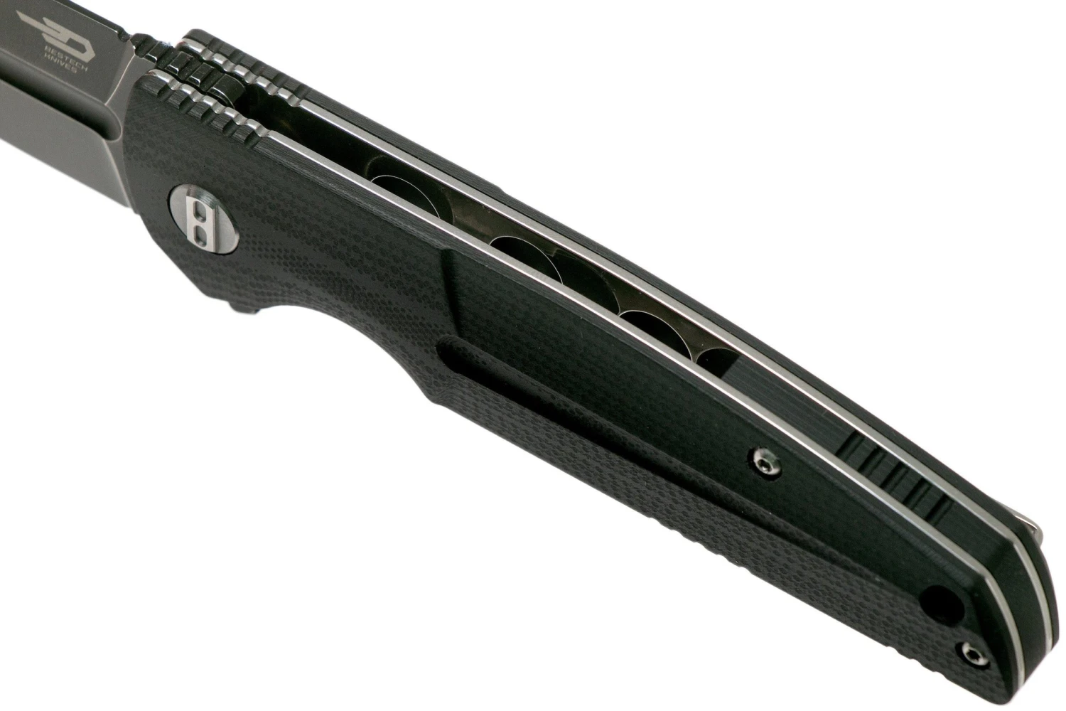 Bestech Fin BG34A-3 Black Stonewashed, Negro G10 Navaja 7 Bestech Fin BG34A-3 Black Stonewashed, Negro G10 Navaja - Imagen 7