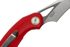 Bestech Bihai Gris DLC Satin Stonewashed, Red G10 BG53C-2 Navaja, Diseño Ostap Hel -Tienda De Cuchillos BHBG53C 2 05 bestech