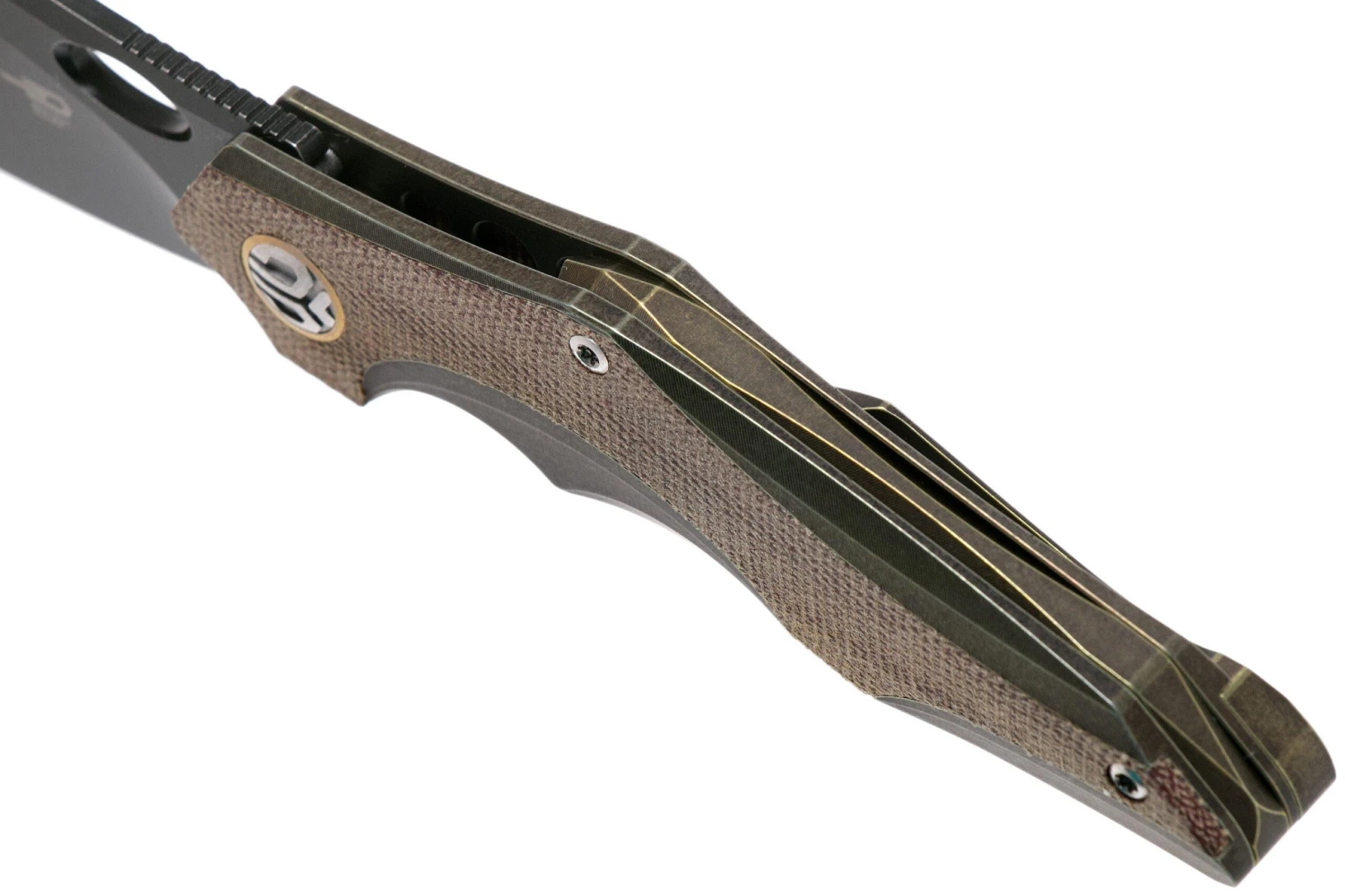 Bestech Nogard BT2105F Bronze Titanium, Brown Micarta Navaja, Kombou Design 7 Bestech Nogard BT2105F Bronze Titanium, Brown Micarta Navaja, Kombou Design - Imagen 7