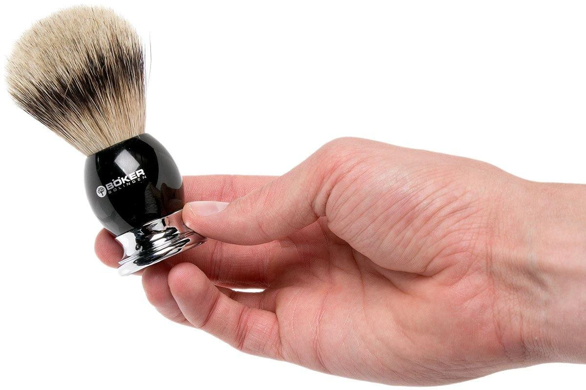 Böker Premium Black Shaving Brush 04BO128 Brocha De Afeitar 2 Böker Premium Black Shaving Brush 04BO128 Brocha De Afeitar - Imagen 2