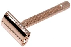 Böker Safety Razor Butterfly L Rose Gold 04BO218 Maquinilla De Afeitar Clásica, Oro Rosa