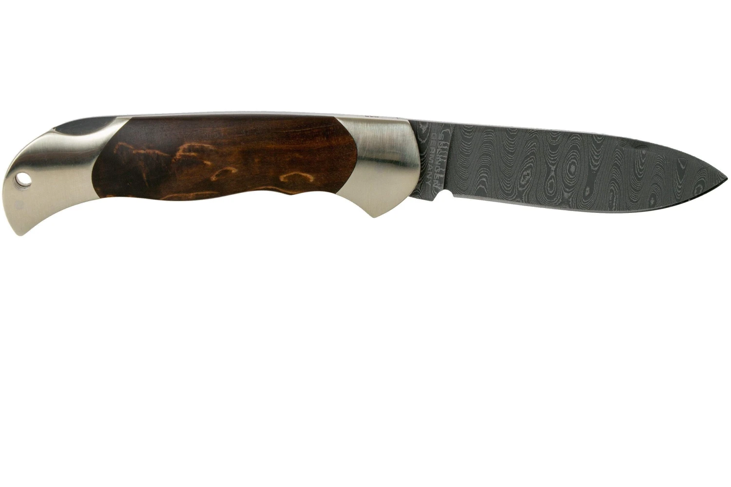 Böker Junior Scout Damast Curly Birch 111920DAM Cuchillo De Caballero 2 Böker Junior Scout Damast Curly Birch 111920DAM Cuchillo De Caballero - Imagen 2