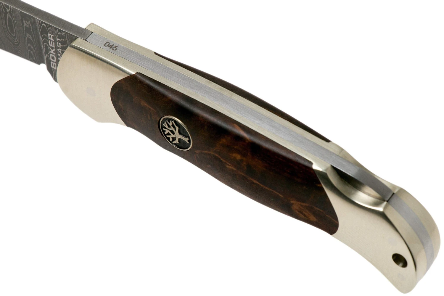 Böker Junior Scout Damast Curly Birch 111920DAM Cuchillo De Caballero 7 Böker Junior Scout Damast Curly Birch 111920DAM Cuchillo De Caballero - Imagen 7
