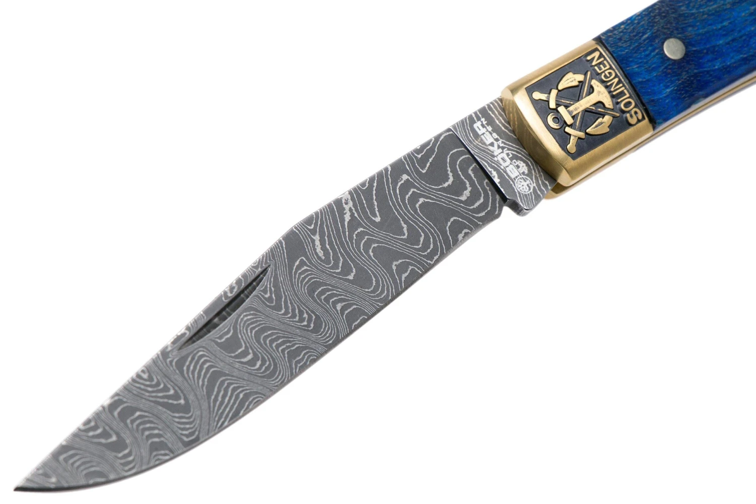 Böker Trapper Uno Annual 2021 Damascus 1132021DAM Limited Edition Navaja 3 Böker Trapper Uno Annual 2021 Damascus 1132021DAM Limited Edition Navaja - Imagen 3