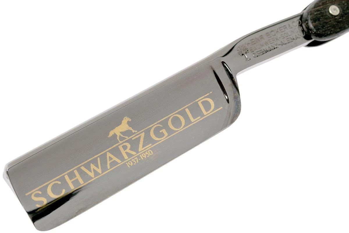 Böker Manufaktur Schwarzgold Navaja De Afeitar 140612 3 Böker Manufaktur Schwarzgold Navaja De Afeitar 140612 - Imagen 3