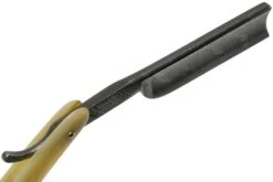 Böker Manufaktur Damascus Horn Navaja De Afeitar 140623DAM 11 Böker Manufaktur Damascus Horn Navaja De Afeitar 140623DAM -Tienda De Cuchillos BO140623DAM 05 boker