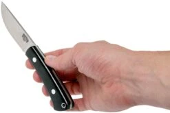 Bark River Woodland Special Black Canvas Micarta, EDC-fixed 15 Bark River Woodland Special Black Canvas Micarta, EDC-fixed -Tienda De Cuchillos BRK01 132BRKC 07 bark river