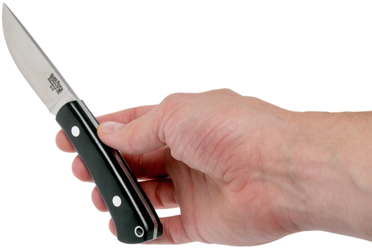 Bark River Woodland Special Black Canvas Micarta, EDC-fixed 7 Bark River Woodland Special Black Canvas Micarta, EDC-fixed - Imagen 7