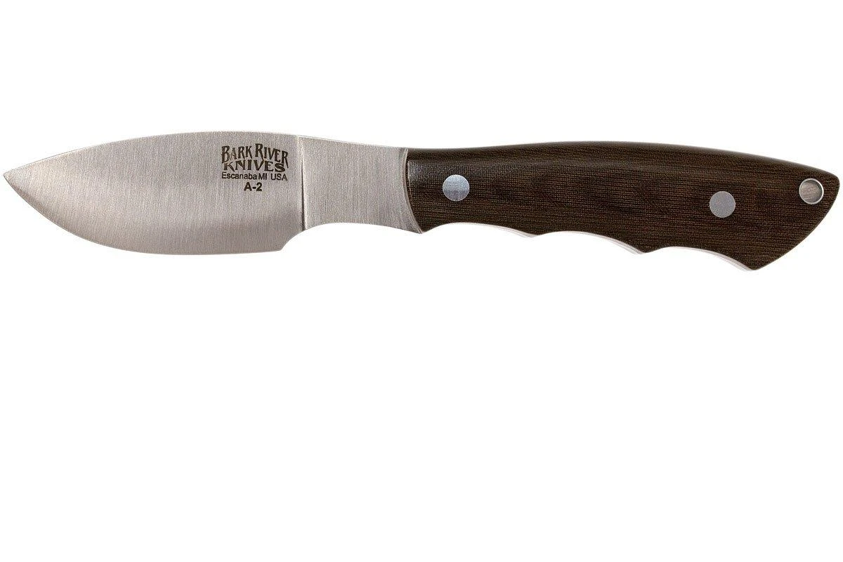 Bark River Mini Canadian A2, Green Canvas Micarta 1 Bark River Mini Canadian A2, Green Canvas Micarta