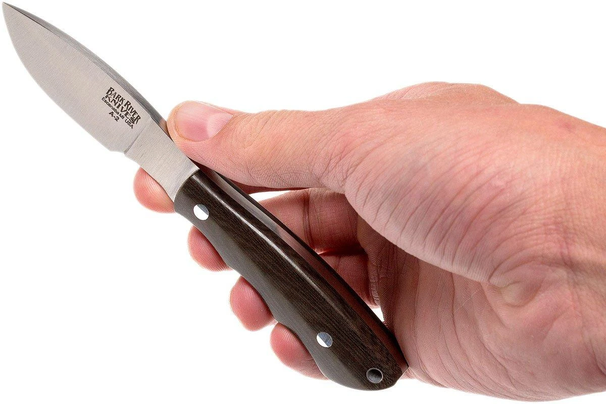 Bark River Mini Canadian A2, Green Canvas Micarta 6 Bark River Mini Canadian A2, Green Canvas Micarta - Imagen 6