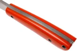 Bark River Mini Canadian A2, Blaze Orange G10, Hollow Pins, Funda Negra 12 Bark River Mini Canadian A2, Blaze Orange G10, Hollow Pins, Funda Negra -Tienda De Cuchillos BRK03 133O10 HP 05 bark river brk03 133o10 hp 05