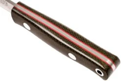 Bark River Mini Bushcrafter CPM 3V, Green Canvas Micarta, Red Liner -Tienda De Cuchillos BRK06 022GNC RL 05 bark river brk06 022gnc rl 05