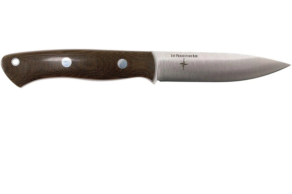 Bark River Aurora LT A2, Green Canvas Micarta, Red Liners 2 Bark River Aurora LT A2, Green Canvas Micarta, Red Liners - Imagen 2