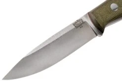 Bark River Aurora A2 Green Canvas Micarta Red Liner, Cuchillo Bushcraft -Tienda De Cuchillos BRK06 115GCMRL 03 bark river knives